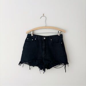Missguided Distressed Denim Jean Shorts